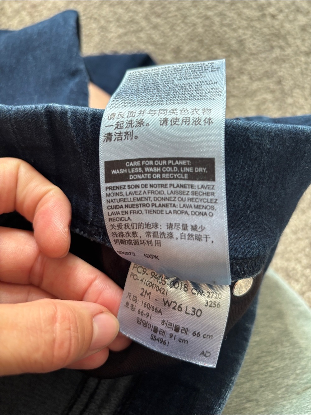 Levi Strauss Women Pull On Skinny Jeans size 2M w26 by l 30 - Picture 5 of 8